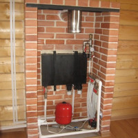 Cách bố trí sưởi ấm nhà riêng không cần gas: tổ chức hệ thống trong tòa nhà gỗ