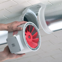 Kanaalloze stille ventilatoren voor afzuigkappen: bestaande soorten apparaten en hun bedrijfsparameters