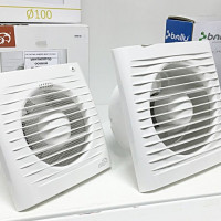 TOP-10 classificatie van stille ventilatoren voor een badkamer met een terugslagklep