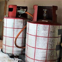 Cách cách nhiệt bình gas trên đường phố vào mùa đông: cách tốt nhất để sưởi ấm