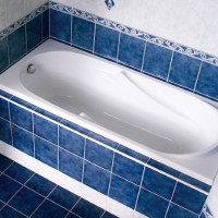 Cách làm màn hình cho bồn tắm từ gạch: phương pháp tự sắp xếp