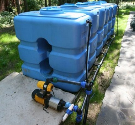 Water geven met een automatische pomp