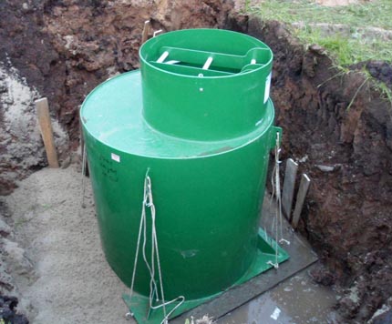 Pag-install ng isang caisson ng bakal