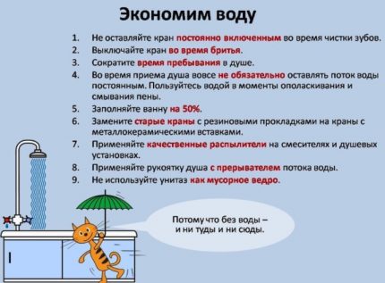 Làm thế nào và ở đâu để tiết kiệm nước