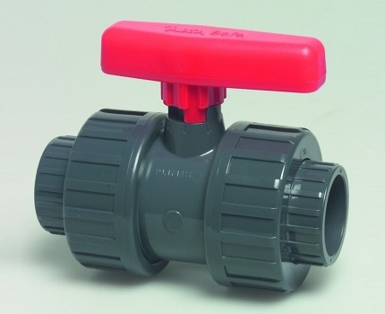 PVC kogelkraan