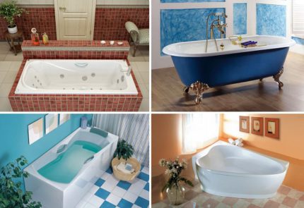 Ang pagpili sa bathtub ng Do-it-yourself