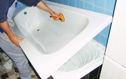 Inzetstuk van acryl
