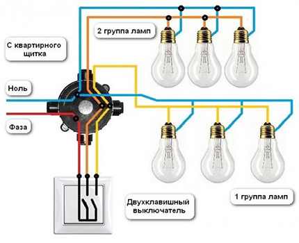 Chandelier Connection Diagram