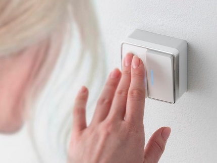 Two-key switch for open wiring