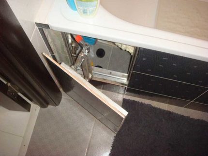Klaar sanitair luik