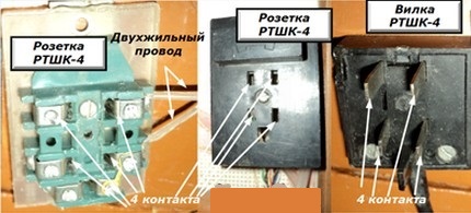 Kết nối điện thoại để tạo kết nối cố định được thực hiện thông qua ổ cắm đi kèm với phích cắm