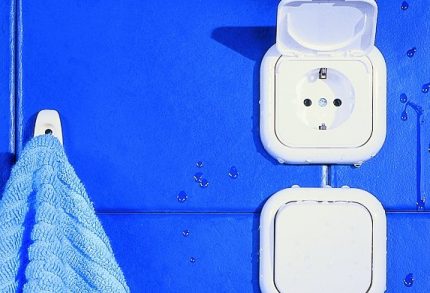 Behuizing met beschermkap