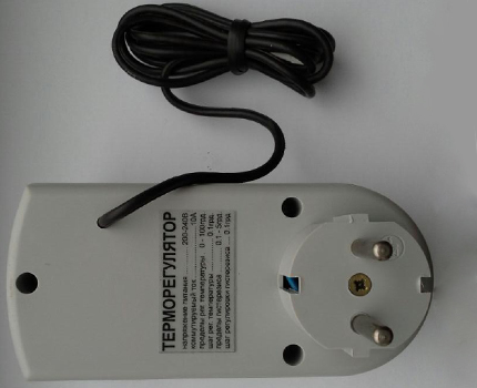 Technische kenmerken van een temperatuurregelaar