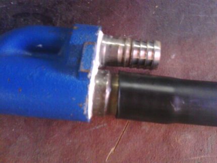 Ejector aansluiting