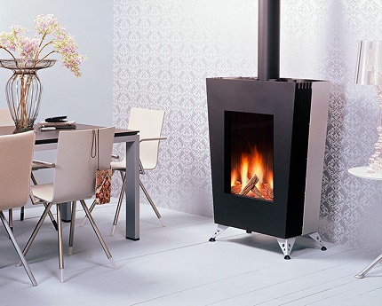 Lò sưởi gas để sưởi ấm một ngôi nhà riêng