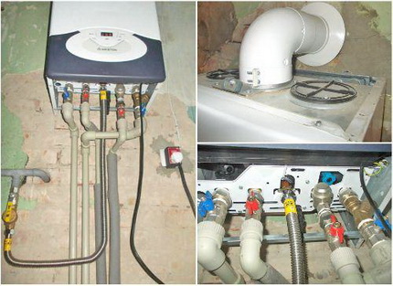 Lắp đặt nồi hơi treo tường