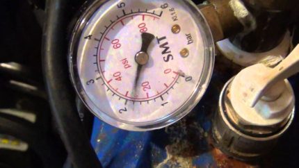 Manometer pompstation