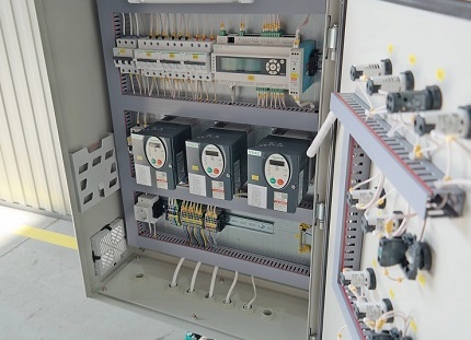 Pompstation met variabele frequentie