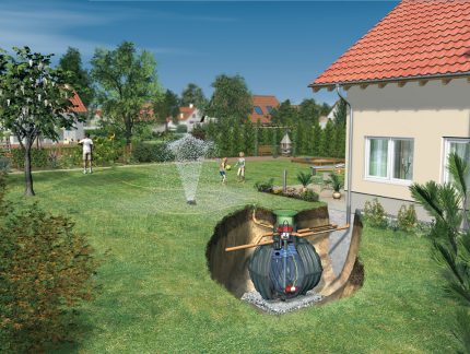 Installatieschema ondergrondse tank