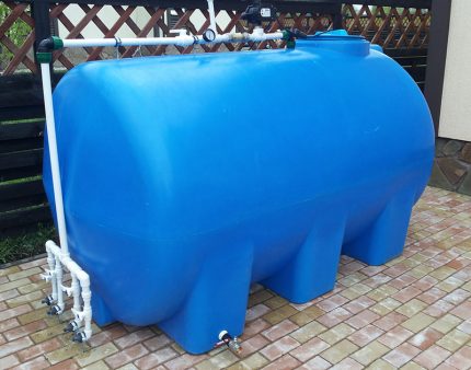 Opvangbak voor regenwater