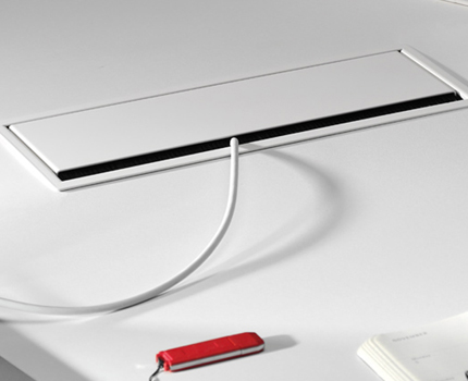 Countertop recessed blocks
