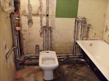 Groep waterinlaatapparaten van één stijgleiding