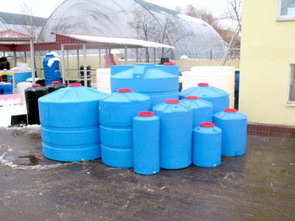 Polymer tanks