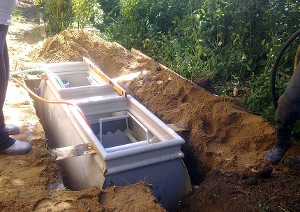 Installatie van een septic tank Tver