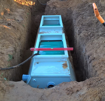 Installatie van een septic tank Tver