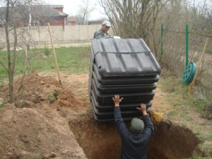 Tank installatie