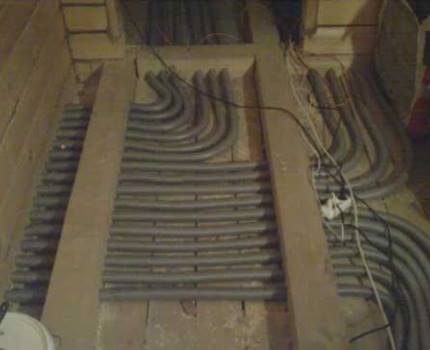 Beam layout in een houten vloer