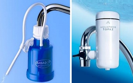 Posities aan het hoofd van de classificatie van waterzuiveringsfilters