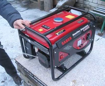 Generator met elektrische ventilatorkachel