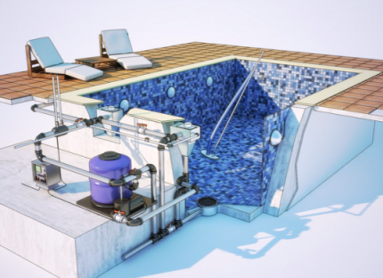 Conception de la piscine