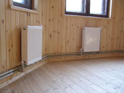 Installatie van radiatoren