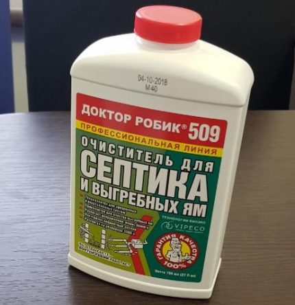 Vi khuẩn xử lý nước thải trong bể tự hoại roebic 509