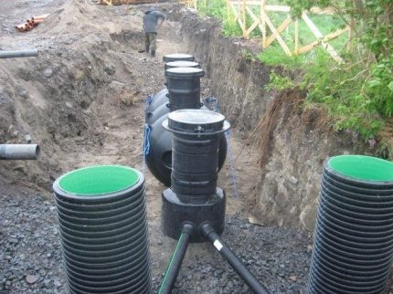 Valgmuligheder septiktank Uponor - Sako-serien