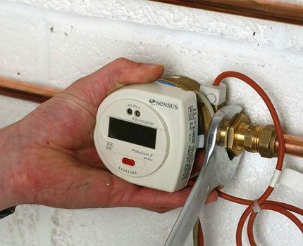 Warmtemeter installatie