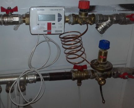 Appartement warmtemeter
