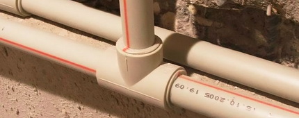 Plomberie en polypropylène bricolage