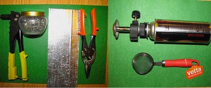 A set of necessary materials