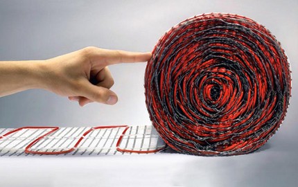 Tapis électrique au sol