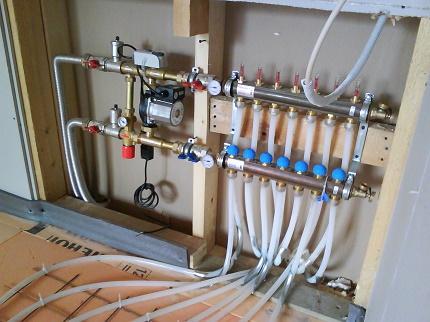 Verdeler voor vloerverwarming