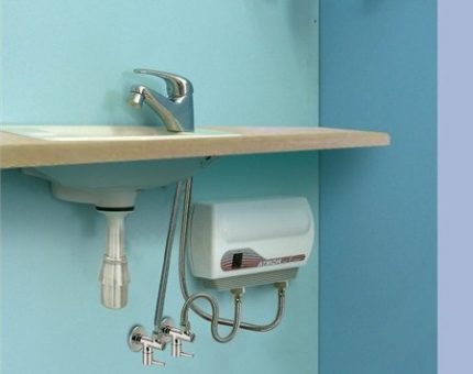 Installatielocatie voor drukwaterverwarming