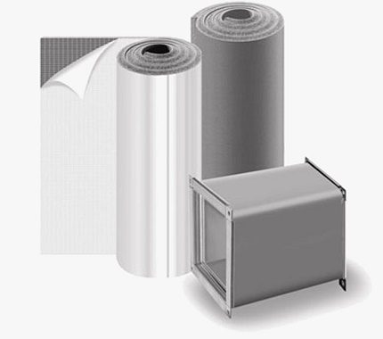 Roll insulation for ducts