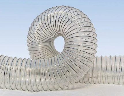 Reinforced polyurethane pipe