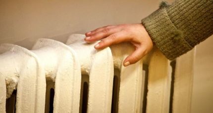Verwarming radiator
