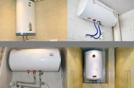 Aansluiting van boilers
