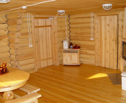 Ventilation dans le hammam et les pièces adjacentes