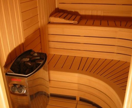 Hammam avec de l'air frais